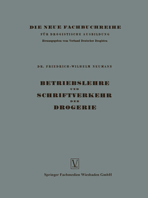 cover image of Betriebslehre und Schriftverkehr der Drogerie